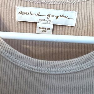 Spiritual Gangster Tank Top Wander  light Tan Size M